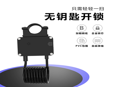 藍(lán)牙單車鋼纜鎖